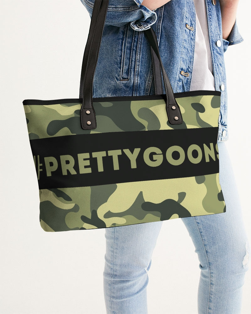 Pretty Goons GREEN Camo Stylish Tote