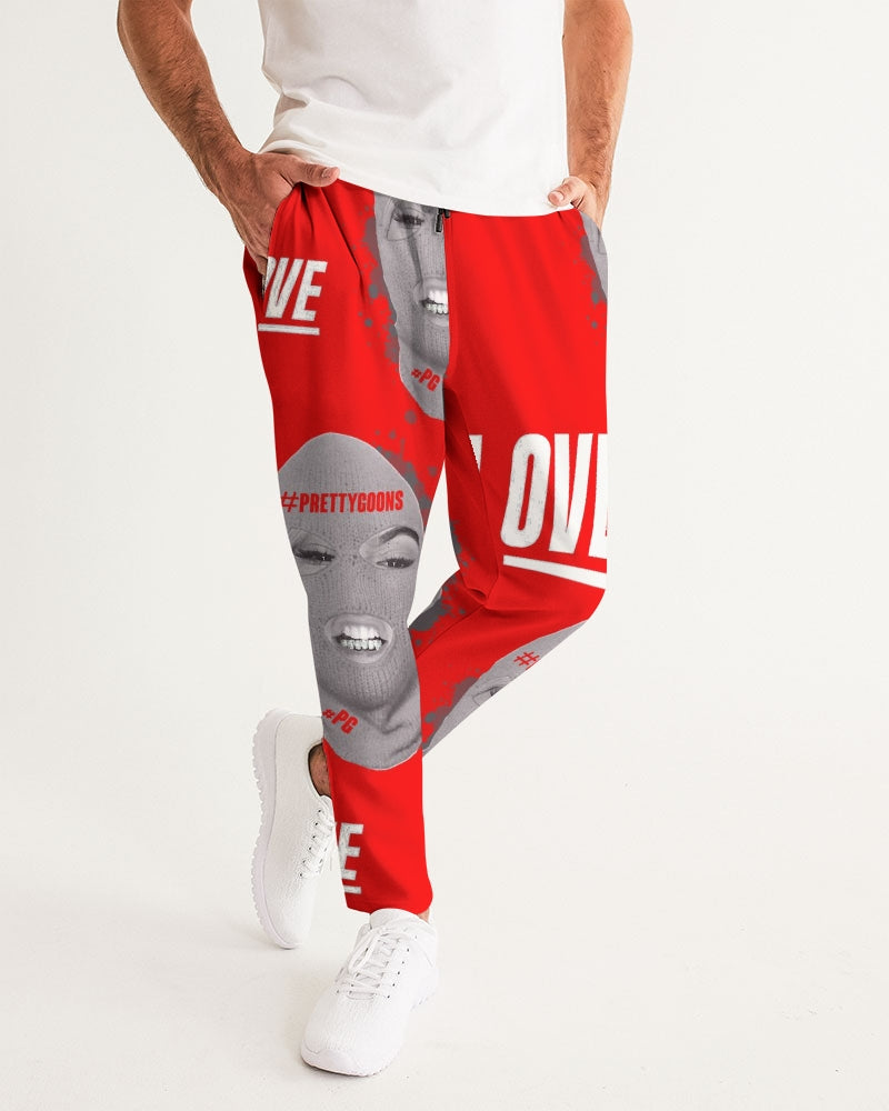 Pretty Goons RED Love Men's Joggers