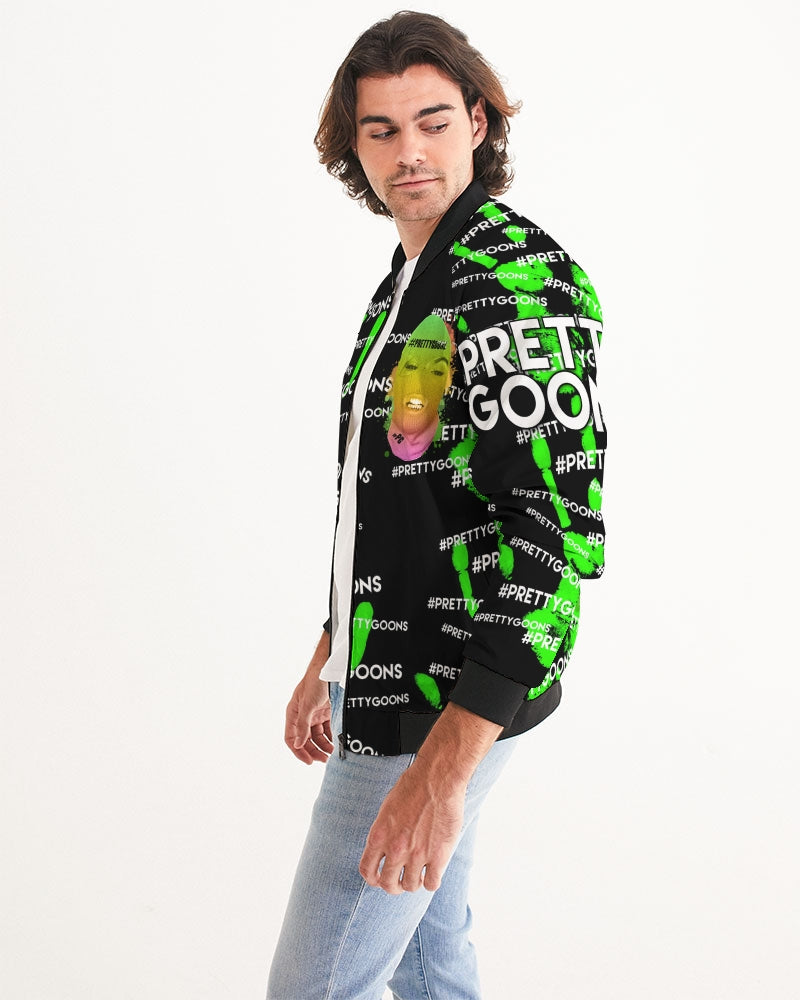 Pretty Goons HIGH FIVE LIME Men's Bomber Jacket