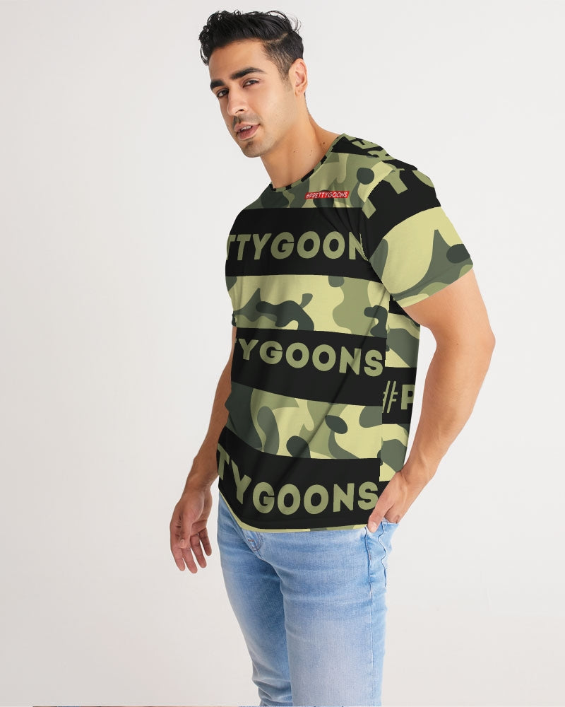 Pretty Goons GREEN Camo Men's Tee