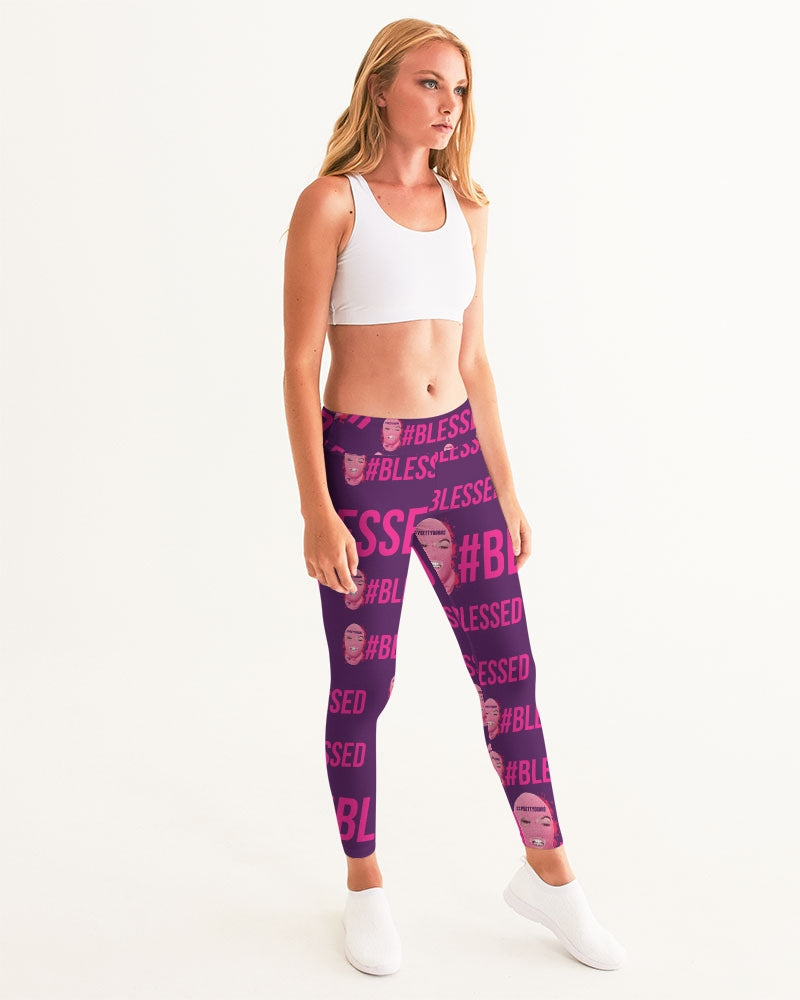 Pretty Goons - #Blessed Women's Yoga Pants