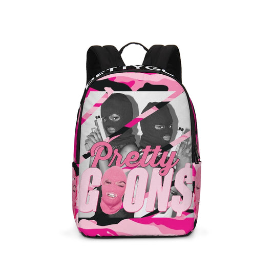 Pretty Goons Pink Camo Large Backpack