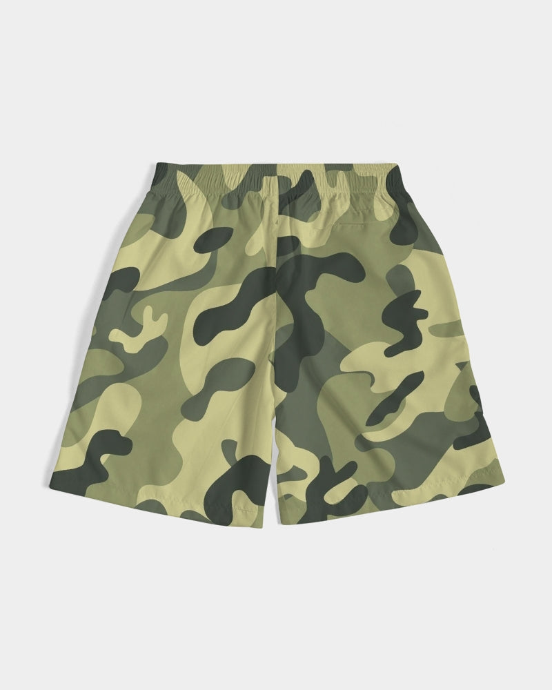 Pretty Goons Green Camo Men's Jogger Shorts