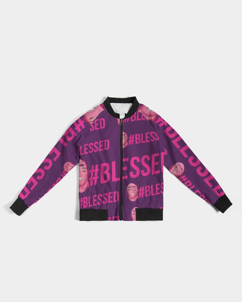 Pretty Goons - #Blessed Women's Bomber Jacket