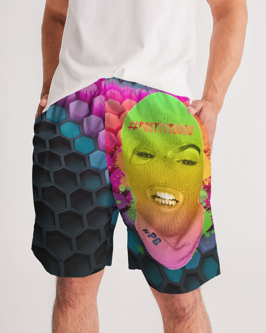 Pretty Goons Hexagon Men's Jogger Shorts