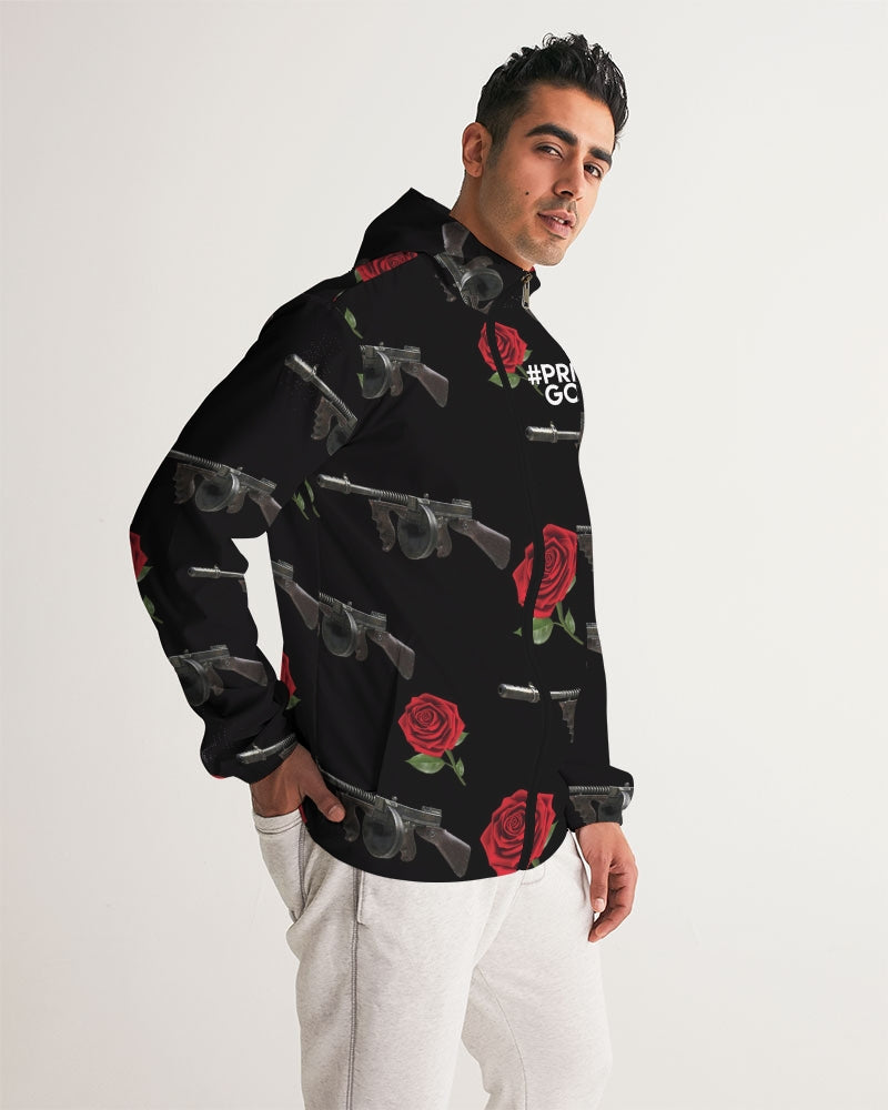 PG guns and roses Men's Windbreaker