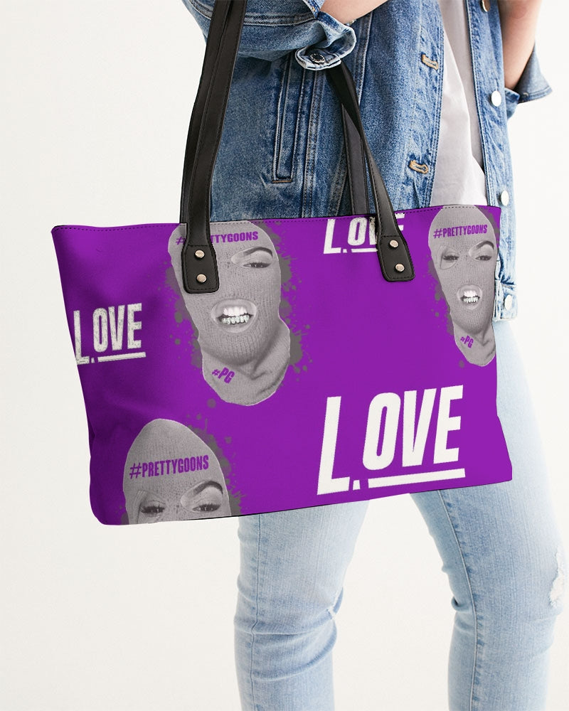 Pretty Goons Love Purple Stylish Tote