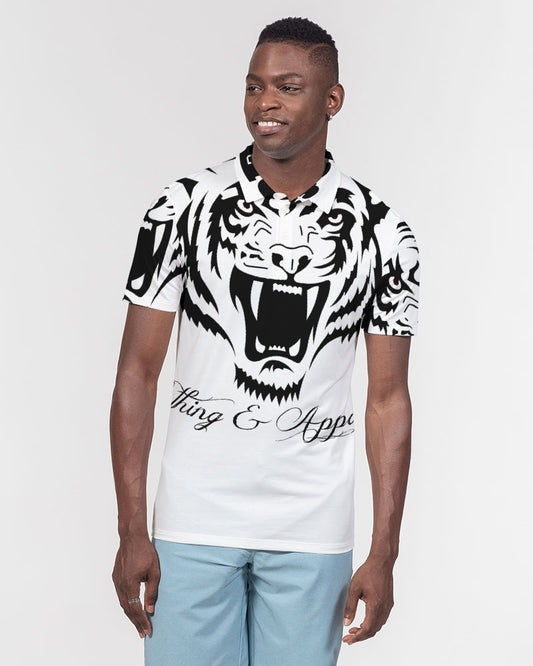 GDE Mafia Bengal Tiger Men's Slim Fit Short Sleeve Polo