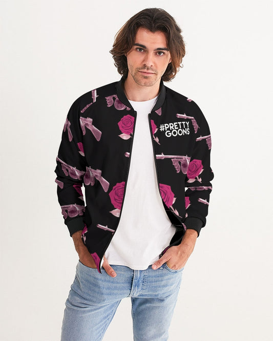PG Guns & Roses PINK Men's Bomber Jacket