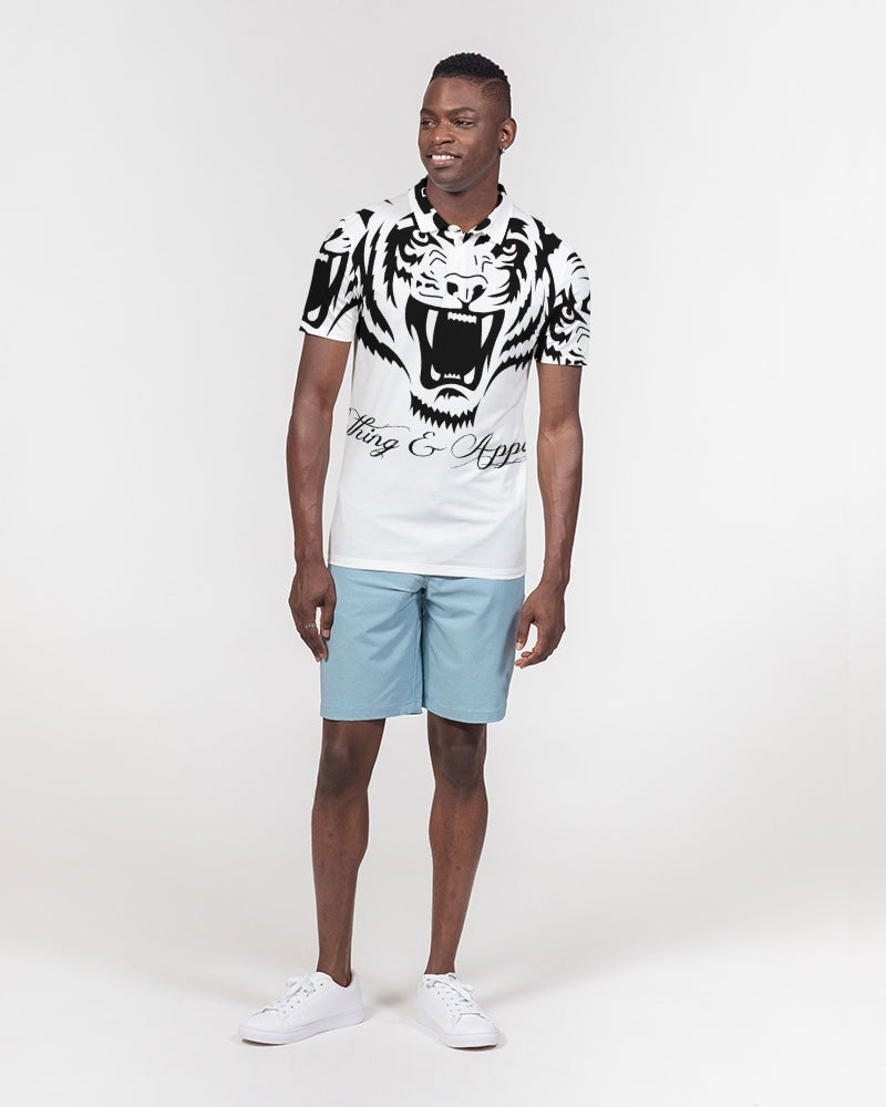 GDE Mafia Bengal Tiger Men's Slim Fit Short Sleeve Polo