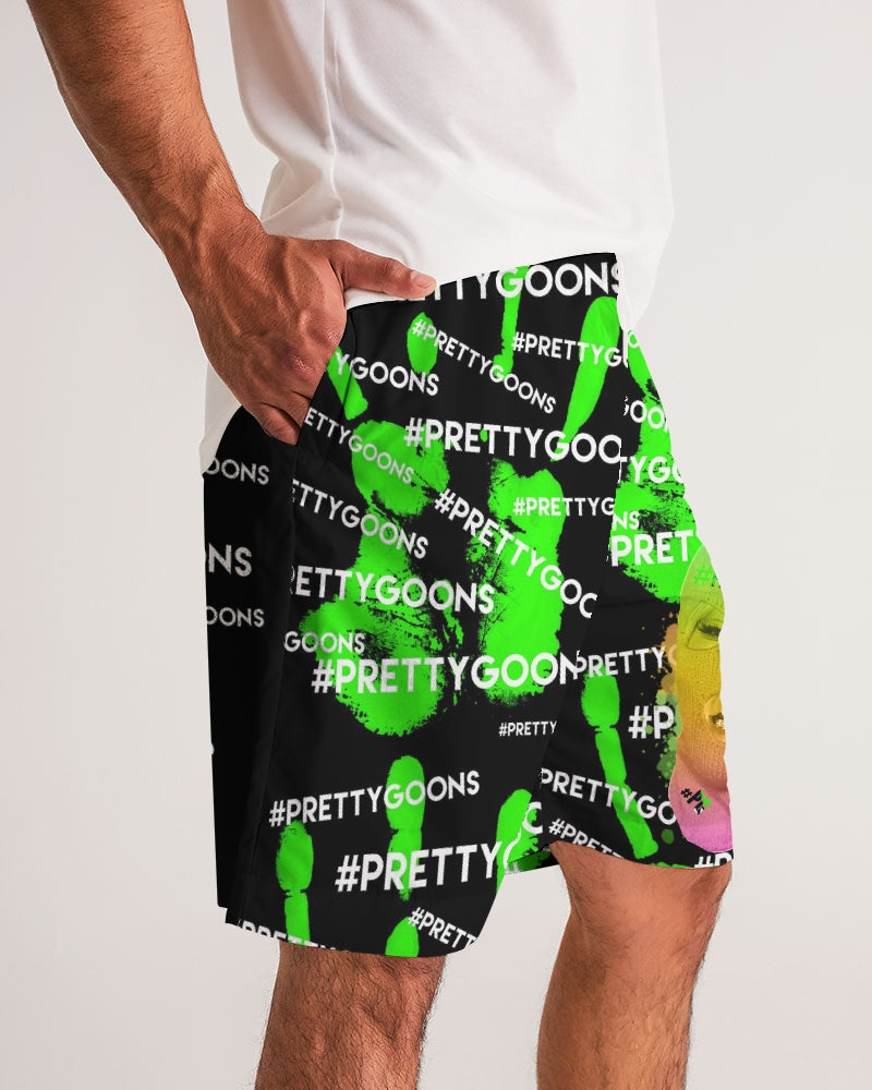 HIGH FIVE LIME Men's Jogger Shorts