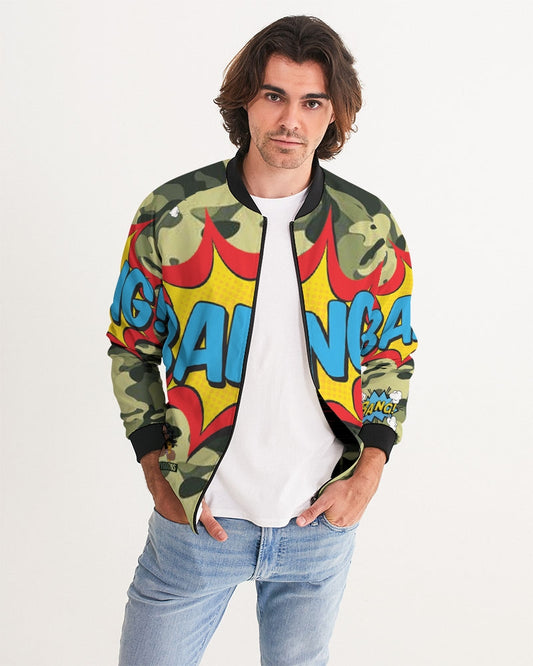 PG Bang Camo GREEN Men's Bomber Jacket