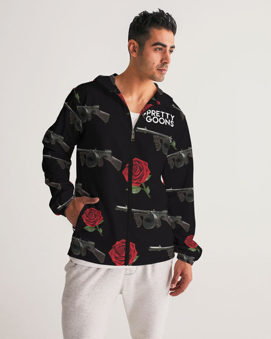 PG guns and roses Men's Windbreaker