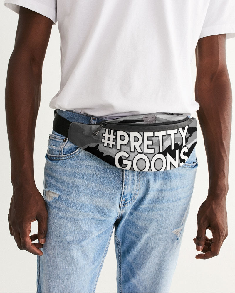 PRETTY GOONS GREY CAMO Crossbody Sling Bag