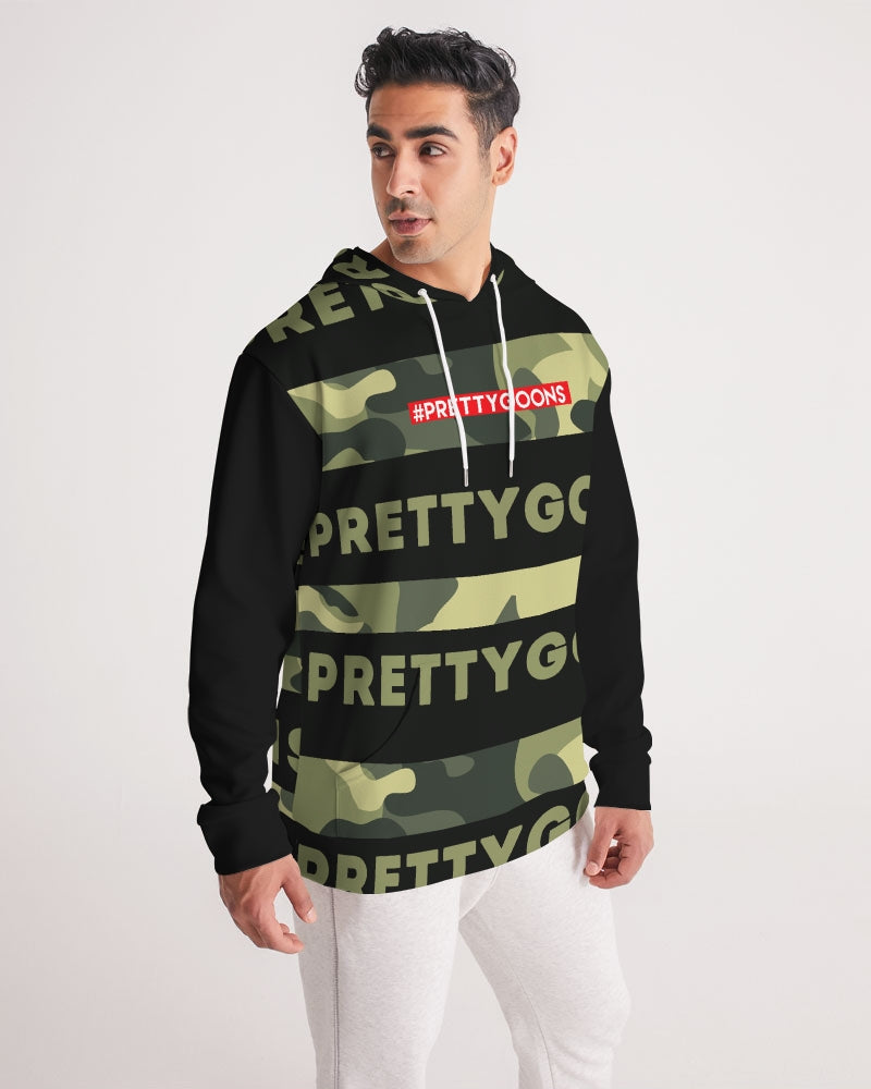 Pretty Goons GREEN Camo Men's Hoodie
