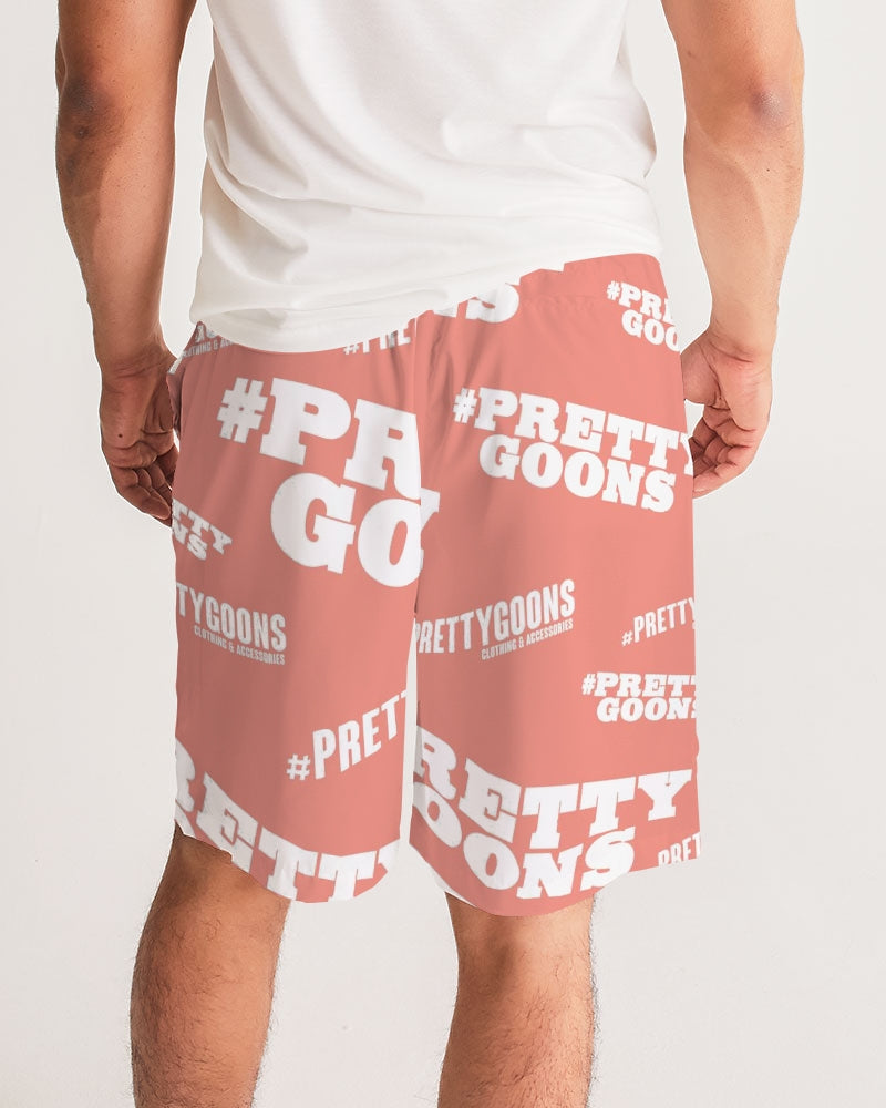 Pretty Goons Dups Salmon Men's Jogger Shorts