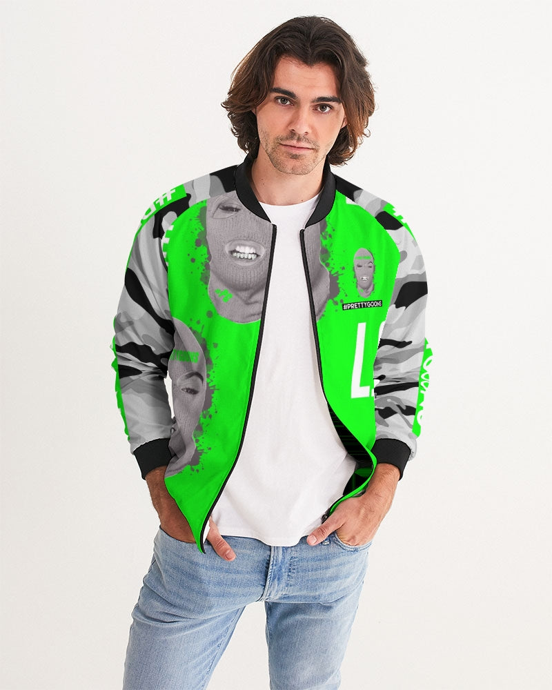PRETTY GOONS LOVE LIME Men's Bomber Jacket