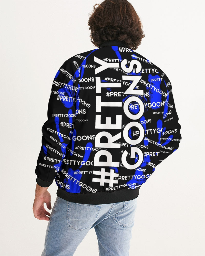 Pretty Goons HIGH FIVE BLUE Men's Bomber Jacket