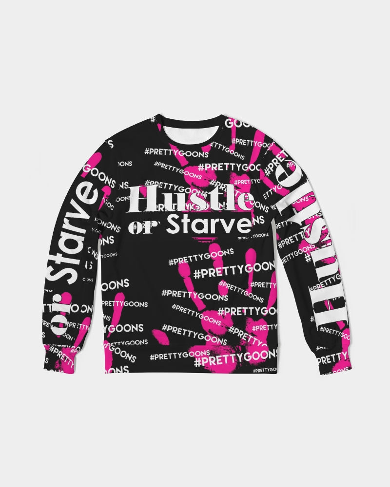 HIGH FIVE PINK Men's Classic French Terry Crewneck Pullover