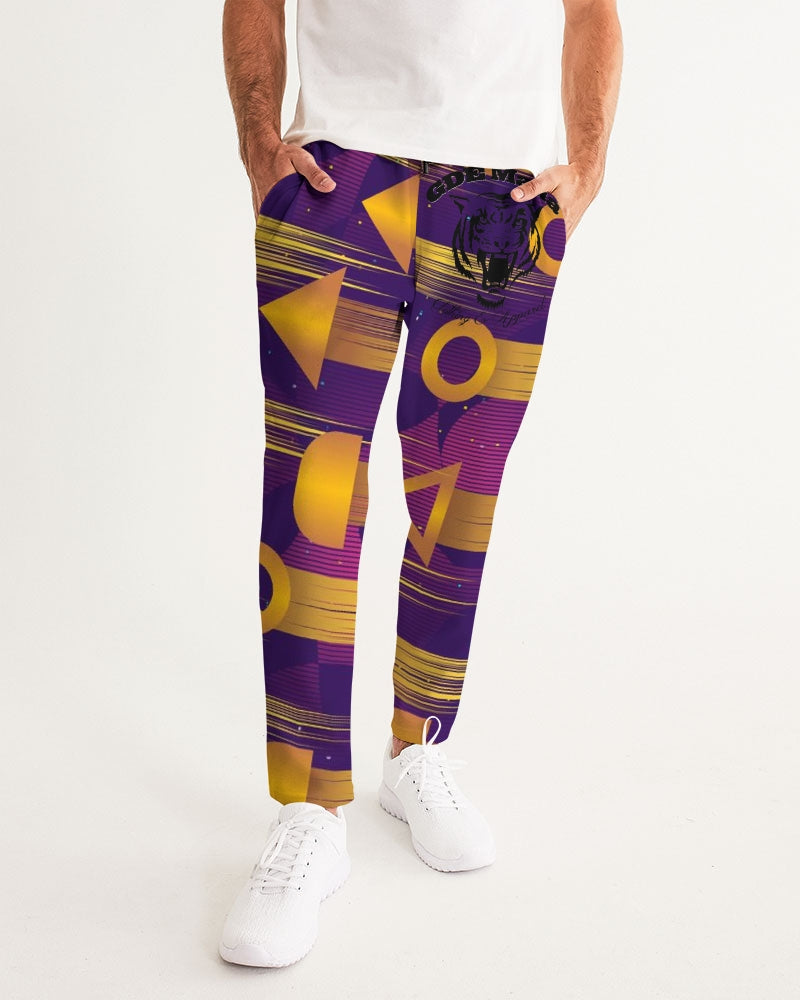 GDE Mafia Gold and Purple Men's Joggers