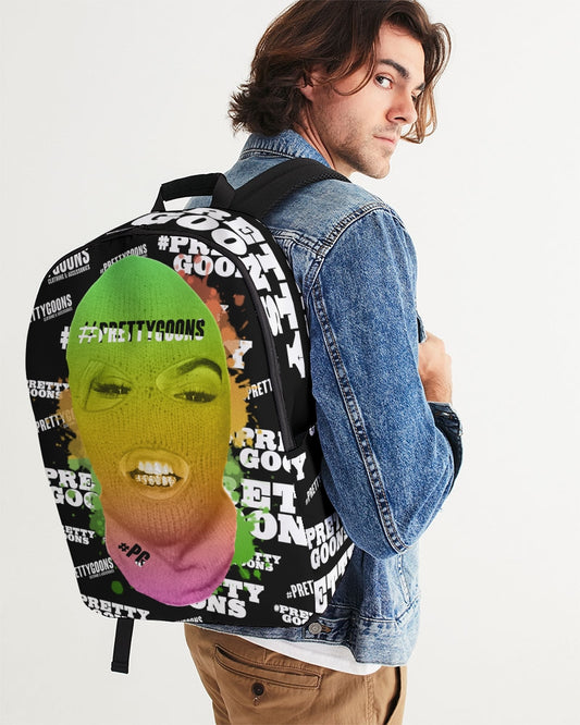 Pretty Goons Duped BLACK Large Backpack