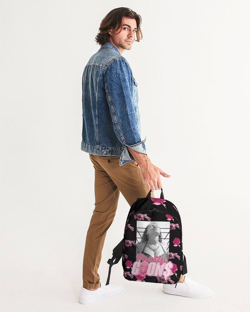 PG Guns & Roses PINK Large Backpack