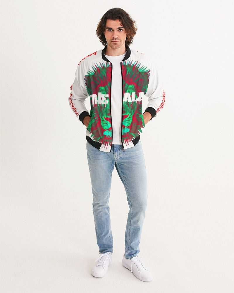 American Lion Association: Ethan Chapter 1 (Green/Red) Men's Bomber Jacket