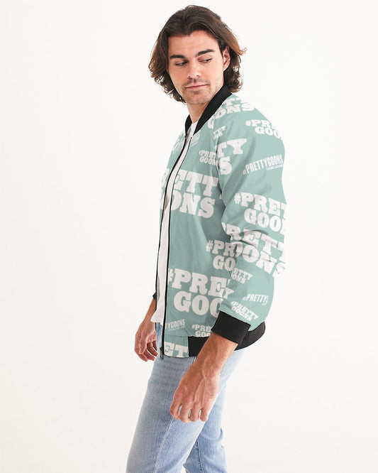 Pretty Goons Duped Mint Green Men's Bomber Jacket