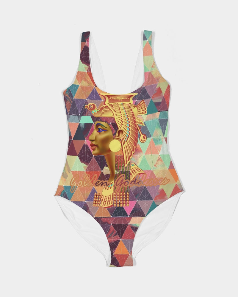 Golden Goddesses - Rainbow Women's One-Piece Swimsuit