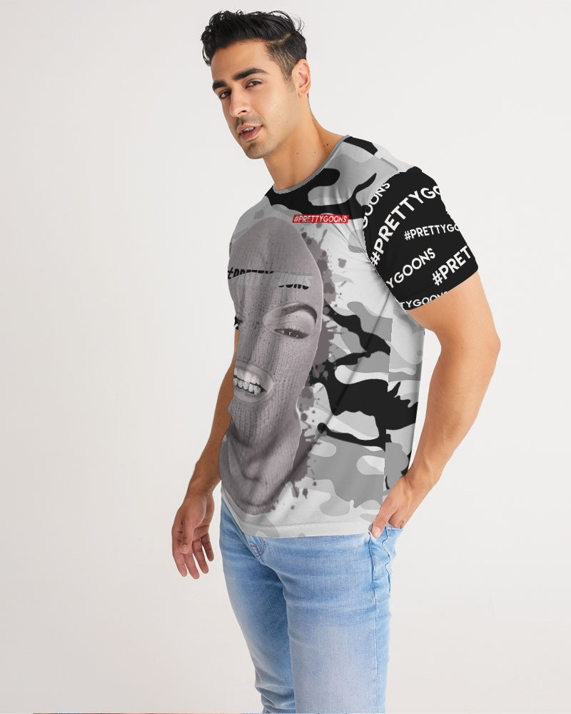 PRETTY GOONS GREY CAMO Men's Tee