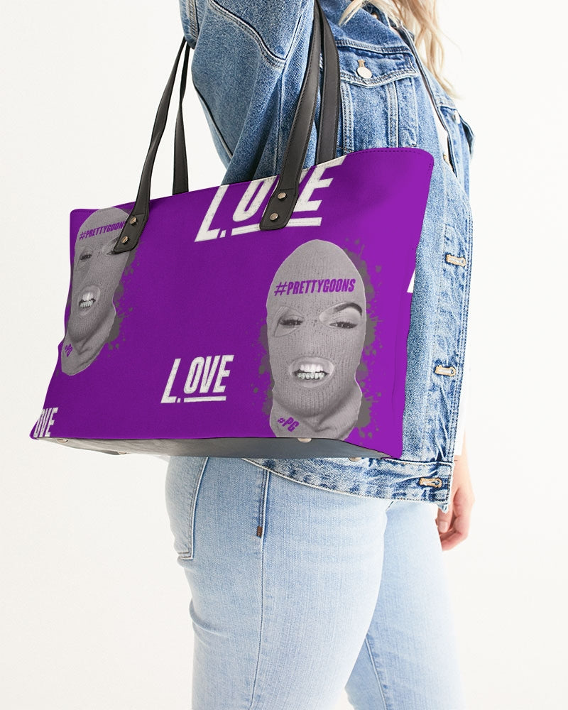 Pretty Goons Love Purple Stylish Tote