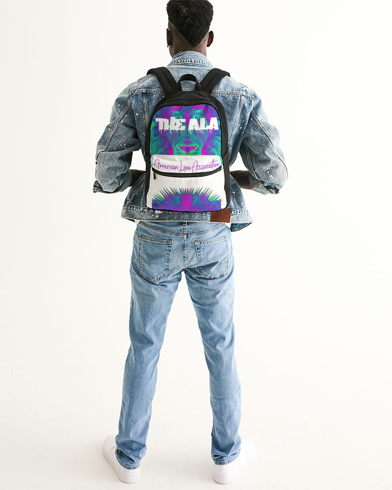 American Lion Association: Ethan Chapter 1 (Purple/Green) Small Canvas Backpack