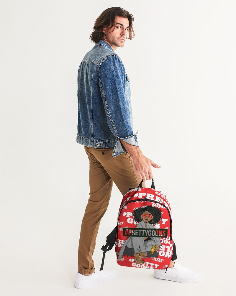 Pretty Goons Duped Red Large Backpack