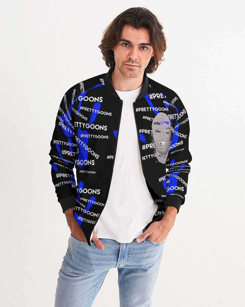 Pretty Goons HIGH FIVE BLUE Men's Bomber Jacket
