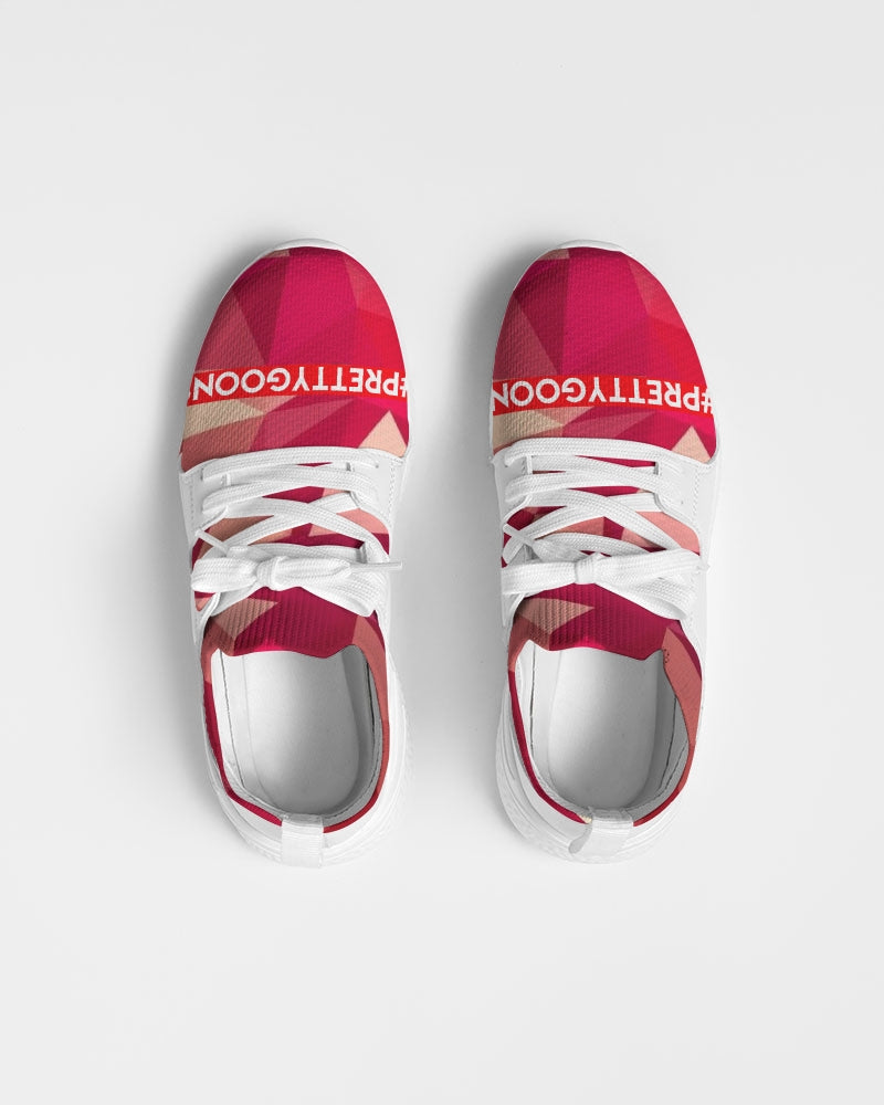 Pretty Goons RG51 - Red Men's Two-Tone Sneaker