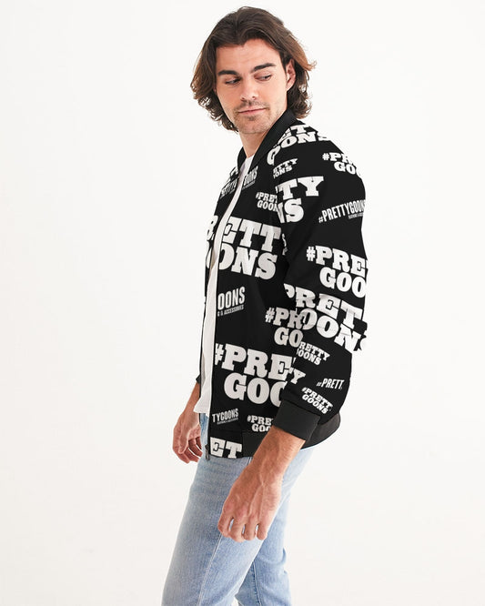 Pretty Goons Duped BLACK Men's Bomber Jacket