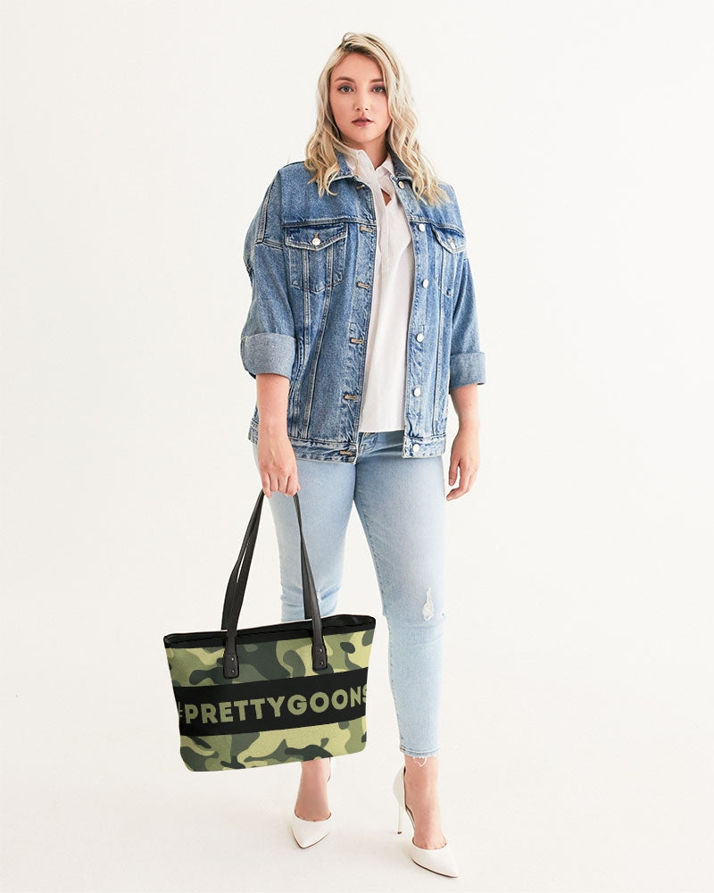 Pretty Goons GREEN Camo Stylish Tote