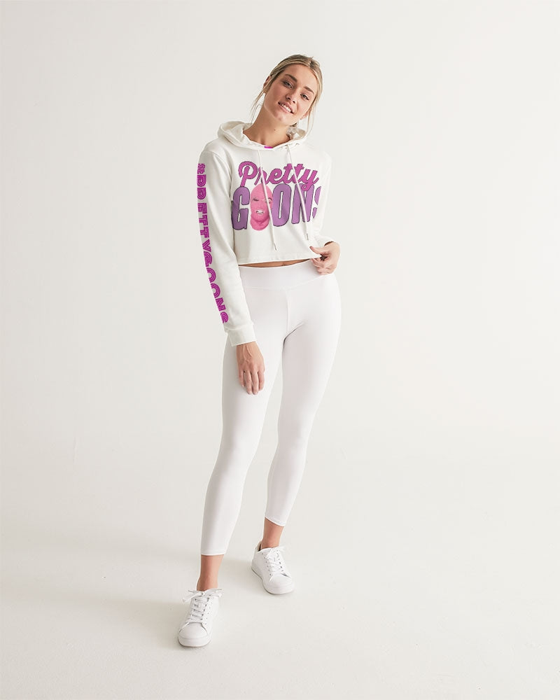 Pretty Goons Women's Cropped Hoodie