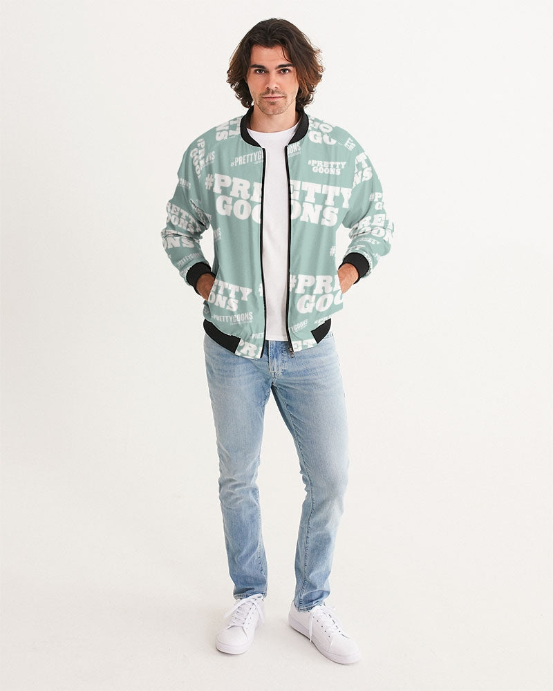Pretty Goons Duped Mint Green Men's Bomber Jacket