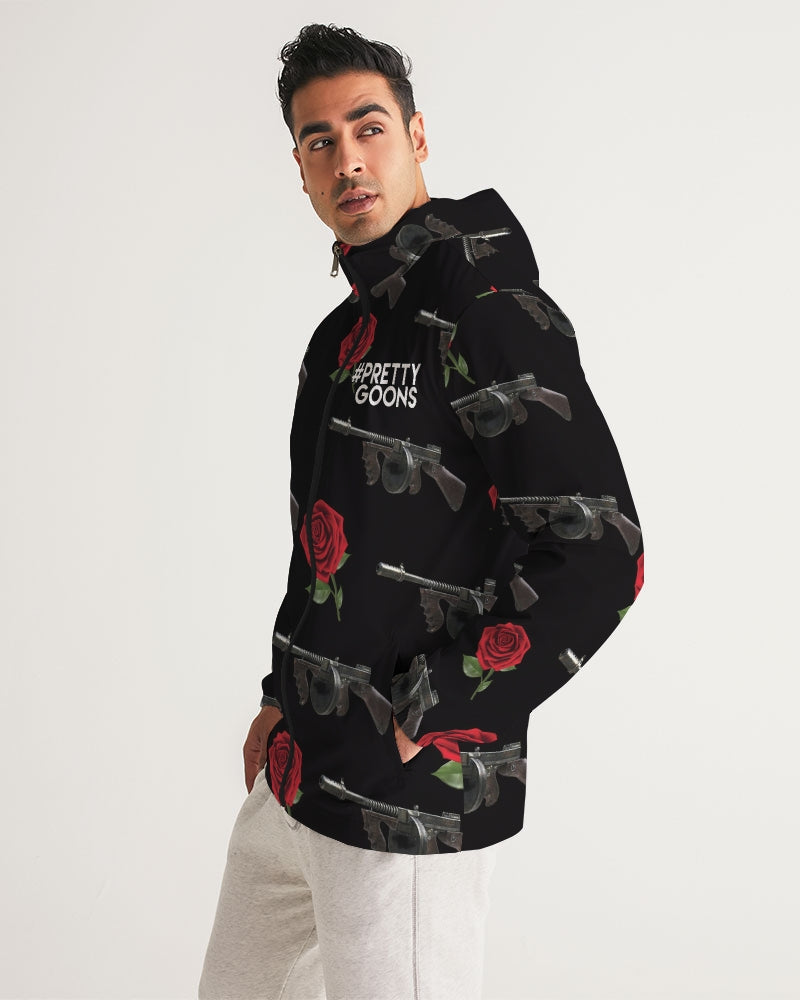 PG guns and roses Men's Windbreaker