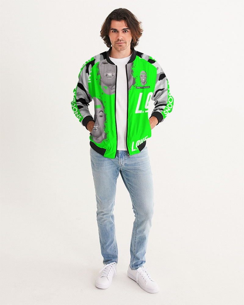 PRETTY GOONS LOVE LIME Men's Bomber Jacket