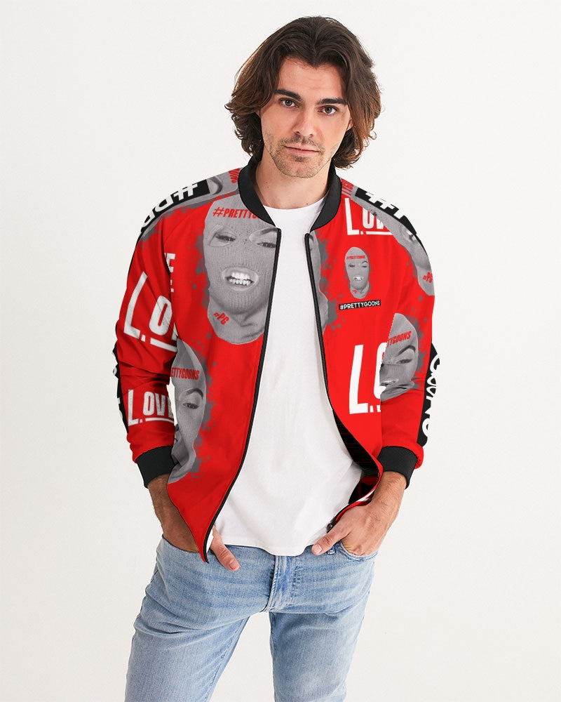 Pretty Goons RED Love Men's Bomber Jacket