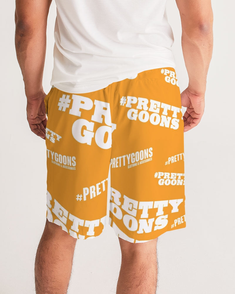 Pretty Goons Duped Orange Men's Jogger Shorts