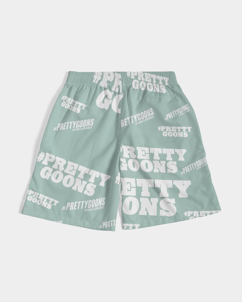 Pretty Goons Duped Mint Green Men's Jogger Shorts