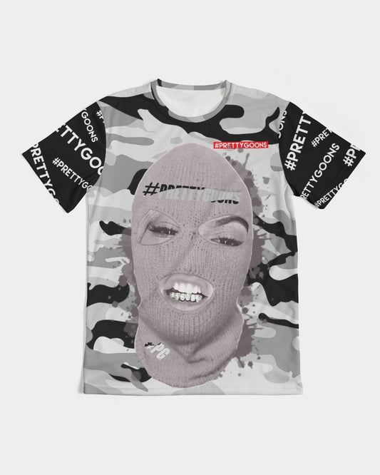 PRETTY GOONS GREY CAMO Men's Tee