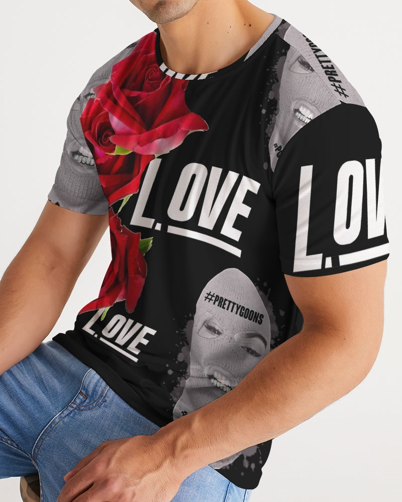 Love BLACK Men's Tee ROSE