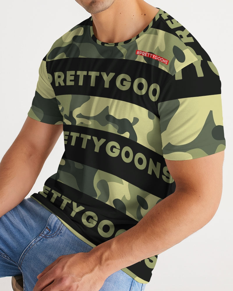 Pretty Goons GREEN Camo Men's Tee