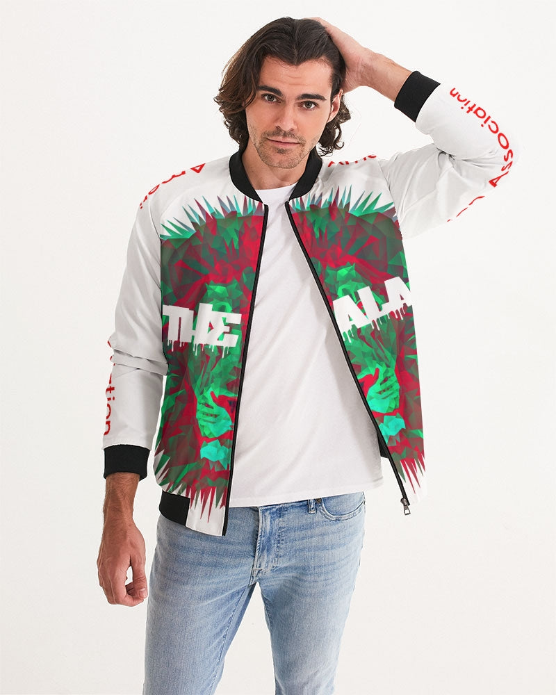 American Lion Association: Ethan Chapter 1 (Green/Red) Men's Bomber Jacket