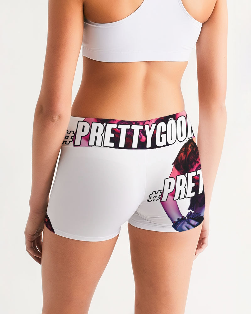 Pretty Goons Sunglasses Icon Women's Mid-Rise Yoga Shorts