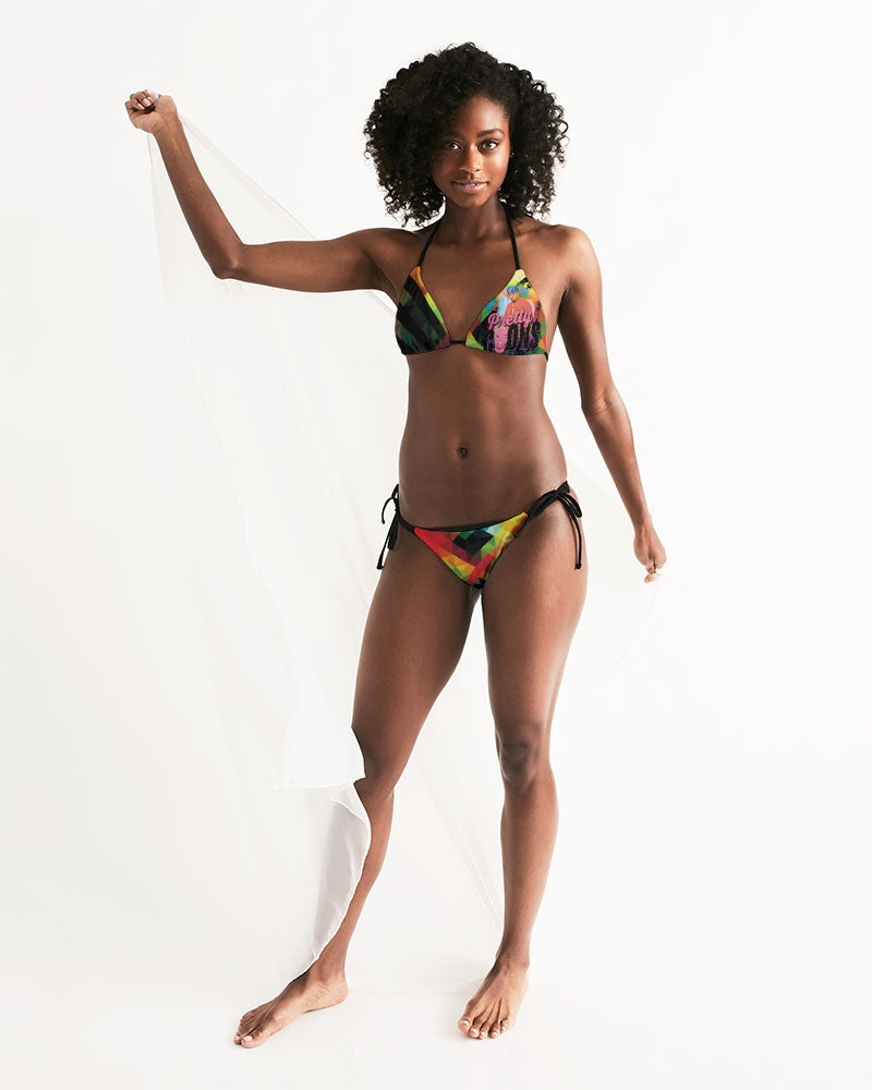 Shorty Roc Swimsuit Women's Triangle String Bikini